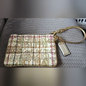 Coach Authentic Grafiti Wristlet